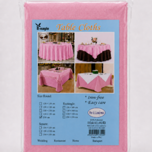 Rectangular Pink Table Cloth