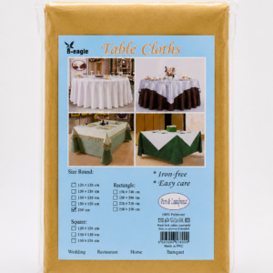 Rectangular Gold Table Cloth