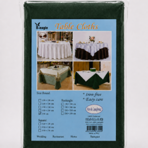 Rectangular Smoky Green Table Cloth