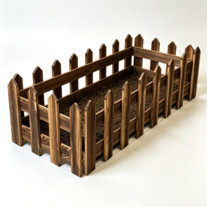 Wooden Fence 2 in 1