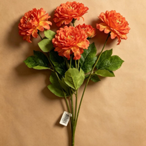 Silk Chrysanthemum Orange
