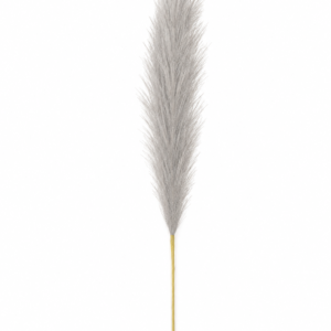 Artificial Silver Grey Pampas Grass Stem