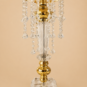 Luxury Gold Crystal Centerpiece