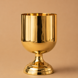 Luxury Gold Metal Flower Vase
