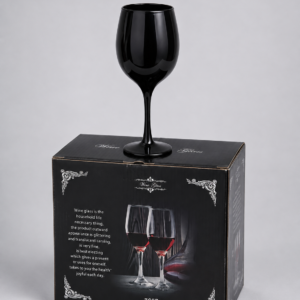 Black Wine Glass