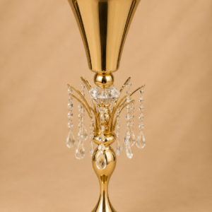 Gold Crystal Candelabra.