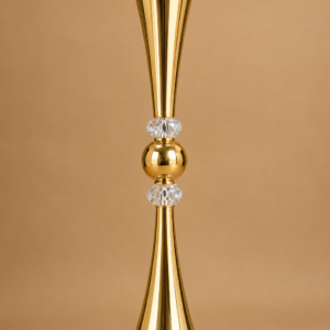 Gold Trumpet Candelabra